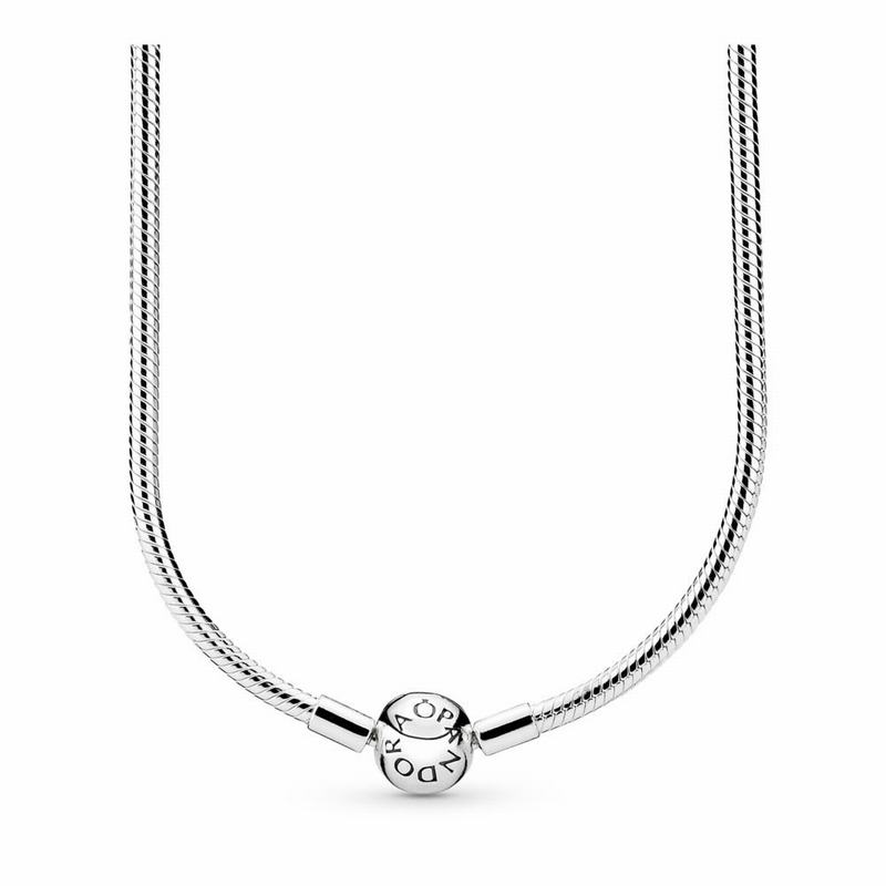 Pandora Moments Snake Chain Necklace Sale NZ, Sterling Silver (097164-RXT)